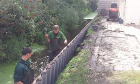 Aanleggen walbeschoeiing 