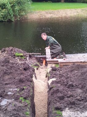 Water afvoeren tuin