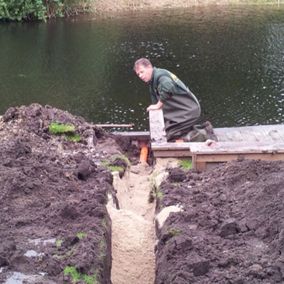 Water afvoeren tuin