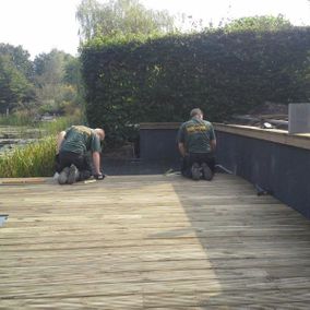 Aanleggen vlonder