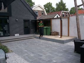Bestrating tuin